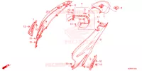 CARENE POSTERIORE per Honda SH 125 SPORTY 2024