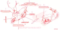 EMBLEMA/STRISCIA per Honda SH 125 SPORTY 2024