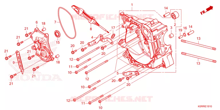 CASSA MANOVELLA DESTRA Honda SCOOTER 125 SH 2024  SH125AD2R