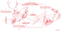 EMBLEMA/STRISCIA per Honda SH 125 2024