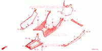 GONNA LATERALE/COPERTURA CENTRO per Honda SH 125 2024