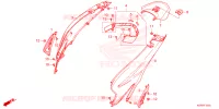 CARENE POSTERIORE per Honda SH 150 2ED 2024