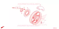 RUOTA POSTERIORE per Honda SH 150 2ED 2024