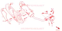 SMORZATORE SCARICO per Honda SH 150 2ED 2024
