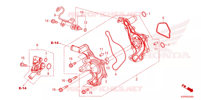 POMPA ACQUA Honda SCOOTER 150 SH 2024  SH150ADR