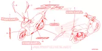 EMBLEMA/STRISCIA per Honda SH 150 2024