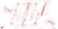 FORCELLA ANTERIORE per Honda SH 150 2024