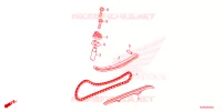 CATENA CAMMA/TENSIONE per Honda SH 150 4ED 2024