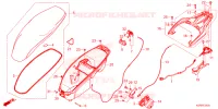 SEDILE/ SCATOLA BAGAGLI per Honda SH 150 4ED 2024