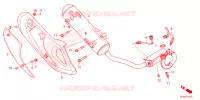SMORZATORE SCARICO per Honda SH 150 4ED 2024