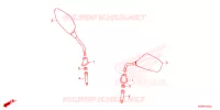 SPECCHIO per Honda SH 150 4ED 2024