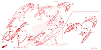 CARENE POSTERIORE per Honda FORZA 125 SMART TOP BOX 2024