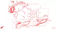 COPERTURA SINISTRA per Honda FORZA 125 SMART TOP BOX 2024