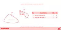 PANNELLI BAULETTO *NH312M* per Honda FORZA 125 SMART TOP BOX 2024