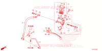 POMPA FRENO POSTERIORE per Honda FORZA 125 SMART TOP BOX 2024