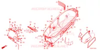 SCATOLA BAGAGLI per Honda FORZA 125 SMART TOP BOX 2024