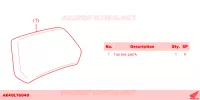 SCHIENALINO BAULETTO per Honda FORZA 125 SMART TOP BOX 2024