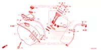 SERBATOIO CARBURANTE  per Honda FORZA 125 SMART TOP BOX 2024