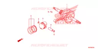 ALBERO A GOMITI/PISTONE per Honda PCX 150 2012