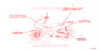 EMBLEMA/STRISCIA per Honda PCX 150 2022