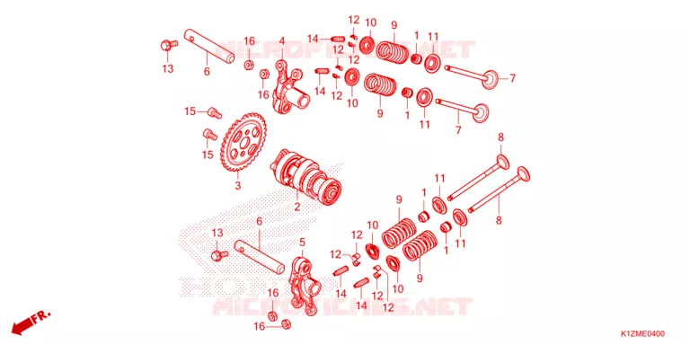ALBERO A CAMME/VALVOLA Honda SCOOTER 150 PCX 2022  WW150N_CA