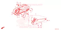 COPERTURA SINISTRA per Honda ADV 160 ABS 2024