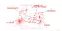 EMBLEMA/STRISCIA per Honda ADV 160 ABS 2024