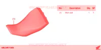     KIT,COMFORT SEAT COMP (NH 1) per Honda AFRICA TWIN 1100 2024