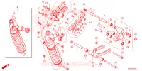 AMMORTIZZATORE POSTERIORE per Honda AFRICA TWIN 1100 2024