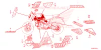 EMBLEMA/STRISCIA per Honda MSX GROM 125 2021