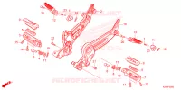 PEDANA per Honda MSX GROM 125 2021