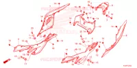 COPERTURA CENTRO/COPERTURA POSTERIORE per Honda CBR 150 R ABS 2024