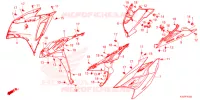 RIPARO MEDIO/RIPARO SOTTO per Honda CBR 150 R ABS 2024