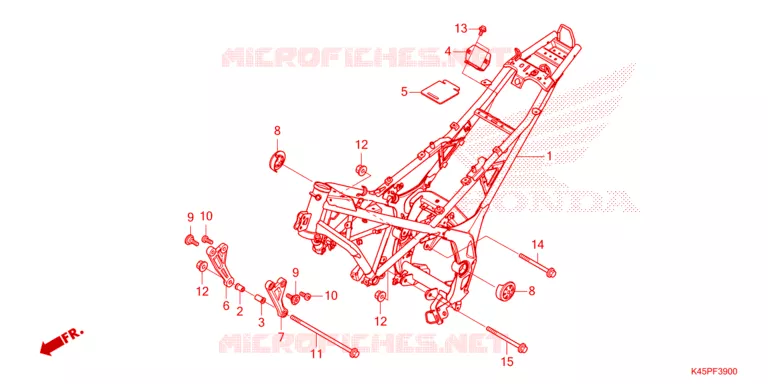 CORPO TELAIO Honda MOTO 150 CBR 2024  CBR150RAP_V