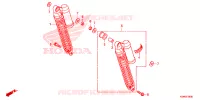 AMMORTIZZATORE POSTERIORE per Honda ADV 150 ABS 2022