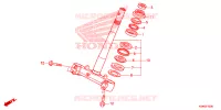 AMMORTIZZATORE DI STERZO per Honda ADV 150 ABS 2021