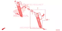 AMMORTIZZATORE POSTERIORE per Honda ADV 150 ABS 2021