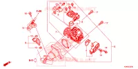 Corpo farfallato/iniettore di carburante per Honda ADV 150 ABS 2021