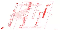 FORCELLA ANTERIORE per Honda ADV 150 ABS 2021