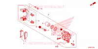 PINZA FRENO POSTERIORE per Honda ADV 150 ABS 2021