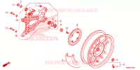 RUOTA POSTERIORE/BRACCIO OSCILLANTE per Honda ADV 150 ABS 2021