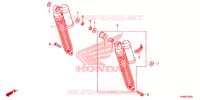 AMMORTIZZATORE POSTERIORE per Honda ADV 150 ABS 2021