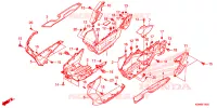 GONNA LATERALE/COPERTURA CENTRO per Honda ADV 150 ABS 2021