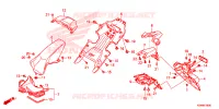 PARAFANGO POSTERIORE per Honda ADV 150 ABS 2021