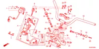 CONDOTTO MANIGLIA/PONTE SOPRA/ GAMBA STERZO per Honda NC 700 X 2014