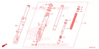 FORCELLA ANTERIORE per Honda ADV 150 ABS 2022