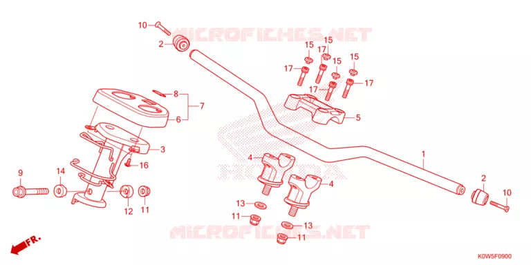 MANUBRIO - COPERTURA MANIGLIA Honda SCOOTER 150 ADV 2022  ADV150AN
