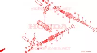 ALBERO A CAMME/VALVOLA per Honda C 70 Z 1993