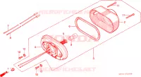 LUCE CODA(1) per Honda C 70 Z 1993