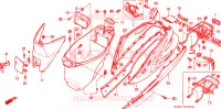 COPERTURA CORPO/SCATOLA BAGAGLI/ PORTATORE BAGAGLI per Honda 50 DIO 1999
